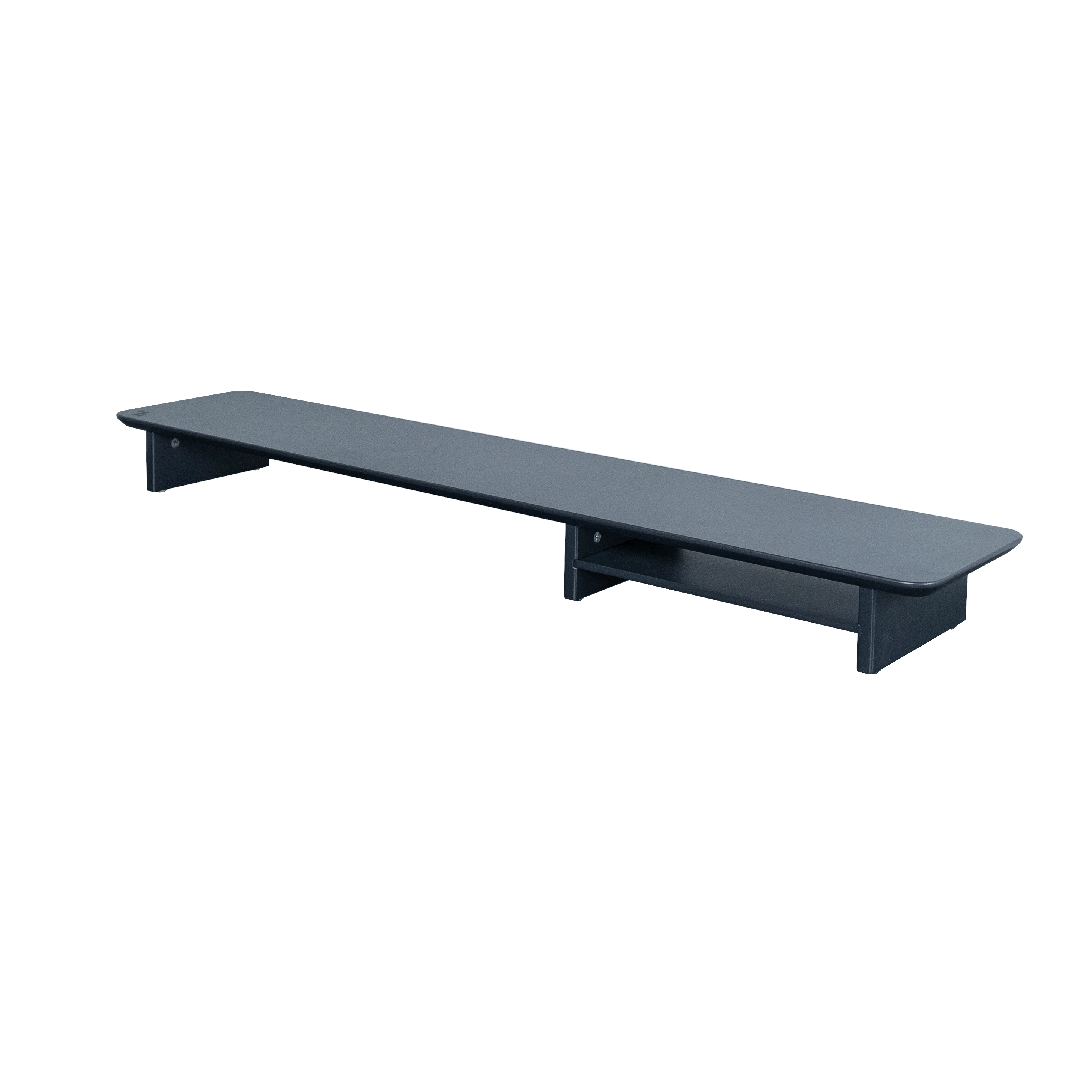 Omnidesk Black Arka Desk Riser for ergonomic desk setups 