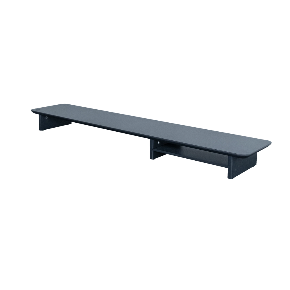 Omnidesk Black Arka Desk Riser for ergonomic desk setups 