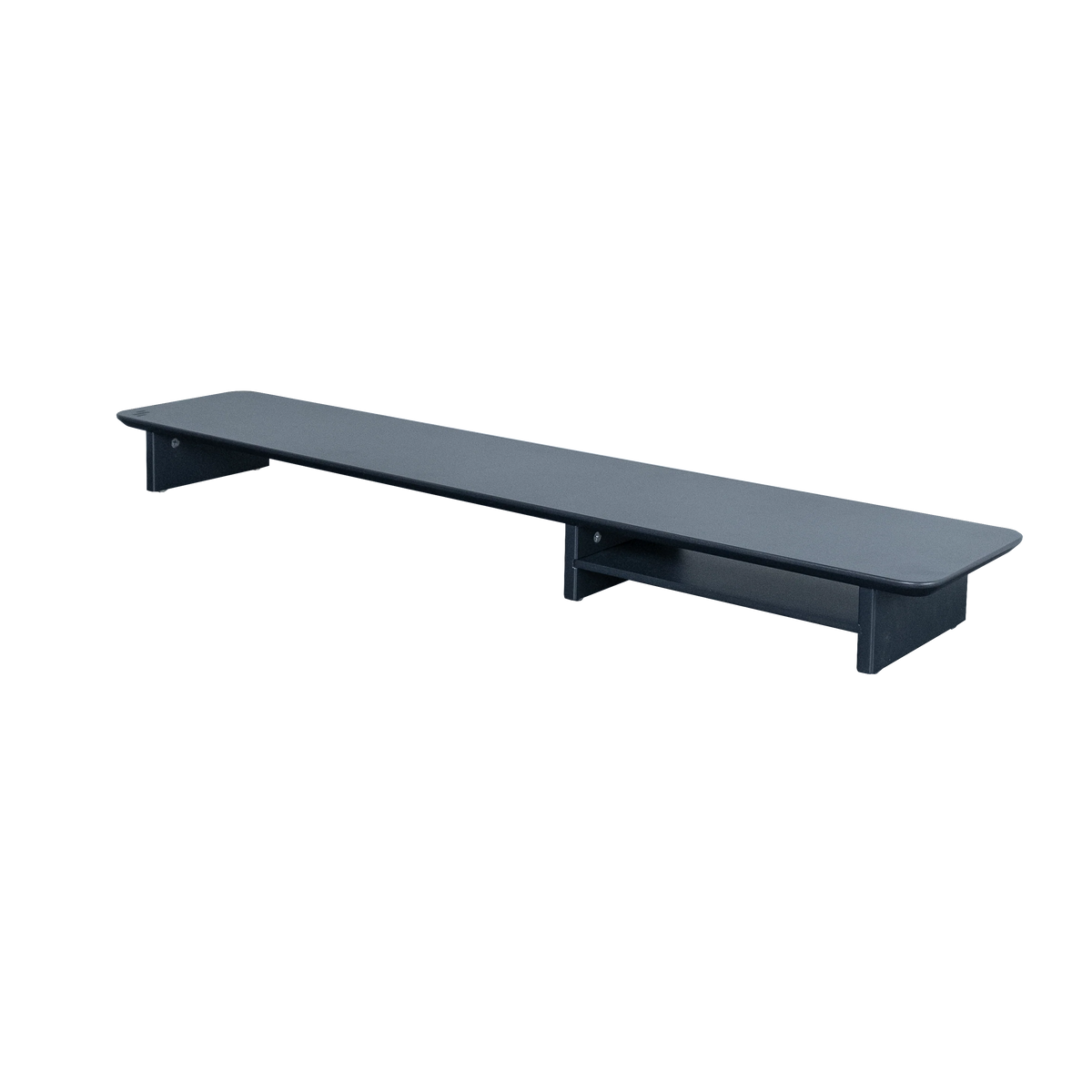 Omnidesk Black Arka Desk Riser for ergonomic desk setups 