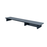 Omnidesk Black Arka Desk Riser for ergonomic desk setups 