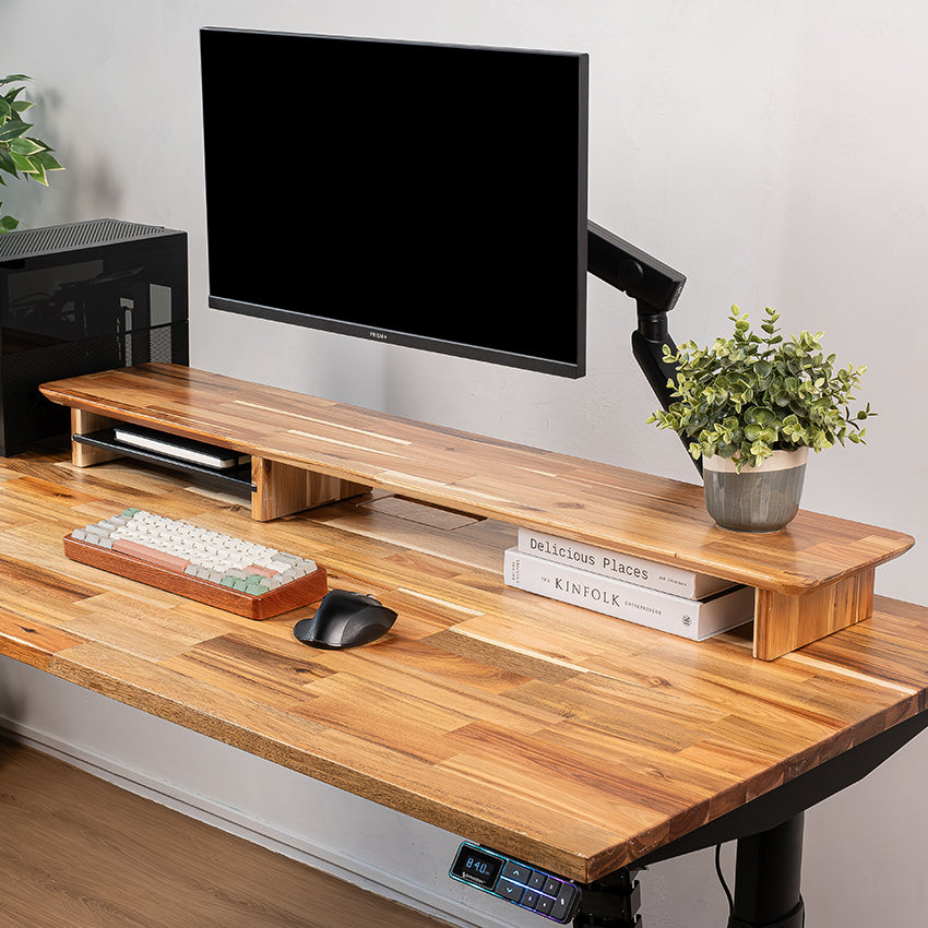 Desk Riser Styles Arka Solid Wood Desk Riser | Omnidesk – Omnidesk Australia