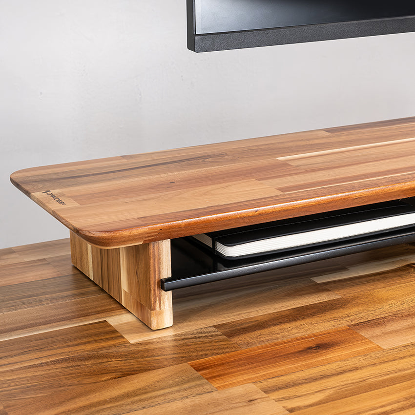 60 Inch Desk Riser Arka Solid Wood Desk Riser | Omnidesk – Omnidesk Australia