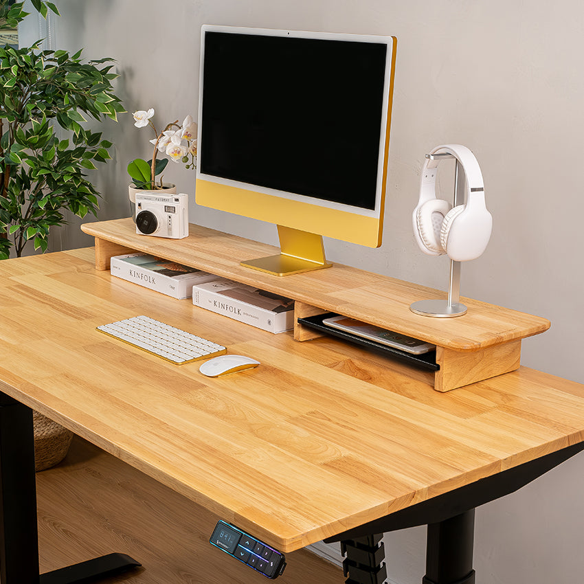 Desk Rising Block Arka Solid Wood Desk Riser | Omnidesk – Omnidesk Australia