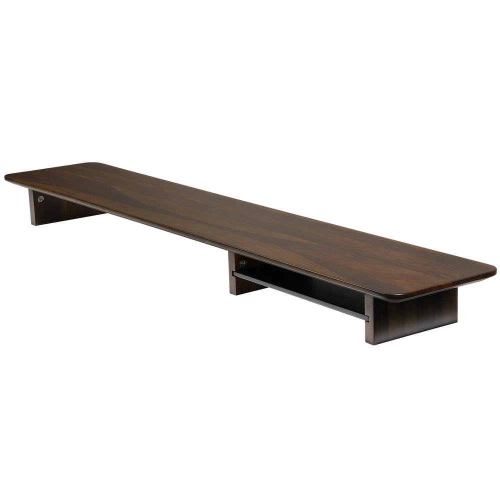 Omnidesk Pheasantwood Dark Wood Desk Riser
