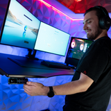 Gold Gaming Desk Bundle