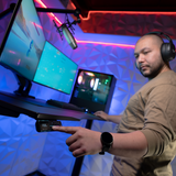 Platinum Gaming Desk Bundle