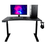 Silver Gaming Desk Bundle