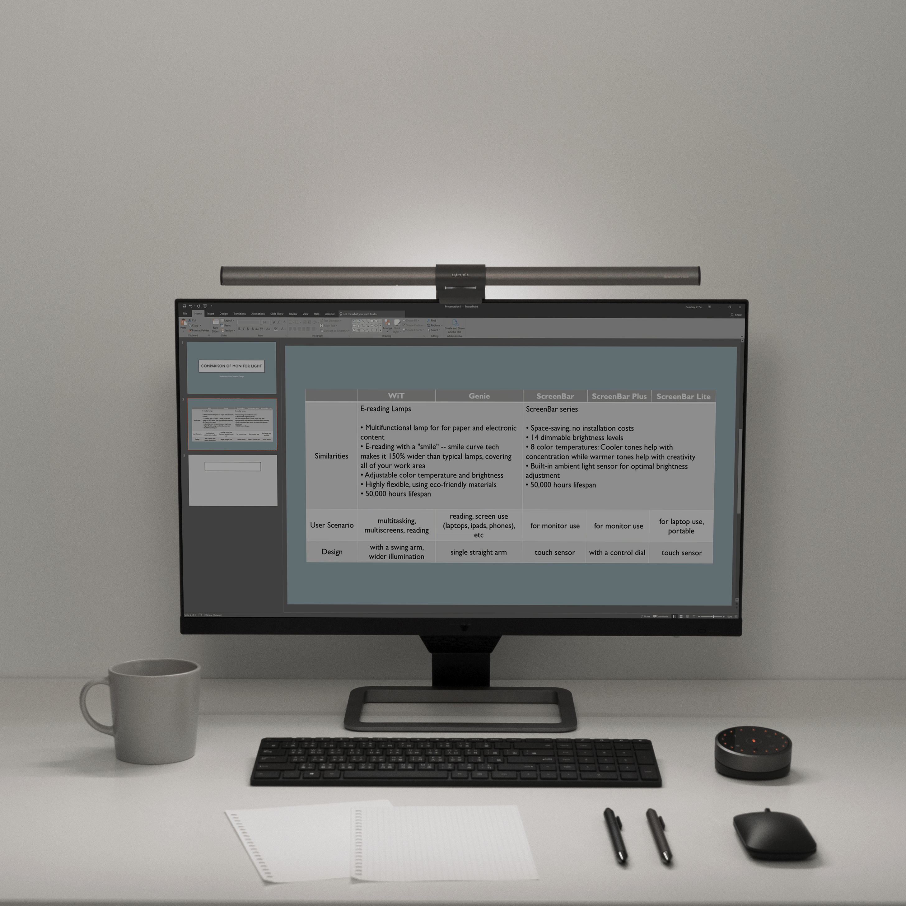 Benq screenbar led monitor light deals